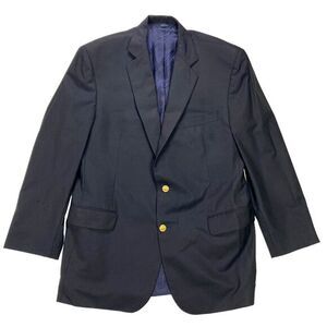 Brooks Brothers Blazer 43R Navy 1818 Madison Wool Classic Career Formal Jacket